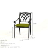 Hanamint Bella 54" Round Dining Set 5 Piece Set - 91897