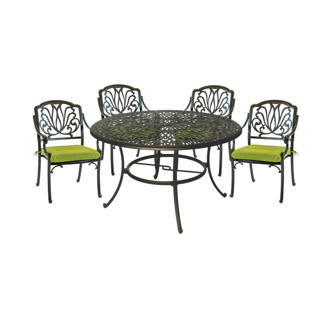 Hanamint Biscayne 54" Round Dining Set 5 Piece Set - 64442