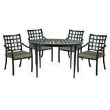 Hanamint Carlisle 48" Round Dining Set 5 Piece Set - 247141-18