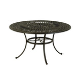 Hanamint Mayfair 54" Round Inlaid Lazy Susan Table - 208084-06