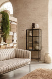 Ferm Living Haze Vitrine - Reeded Glass - 1104263106