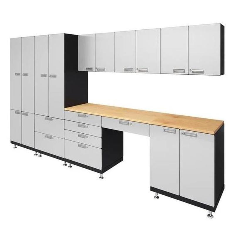 Hercke Kit 5 – Storage Desk Garage Cabinet System
