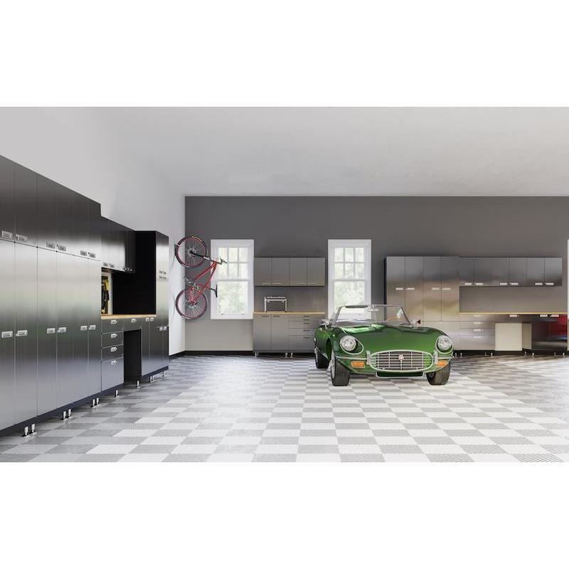 Hercke Kit 6 – Double Storage Desk Garage Cabinet System