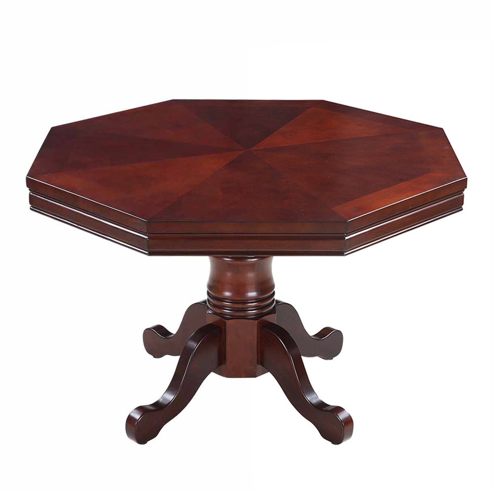 Hathaway Kingston Walnut 3 in 1 Poker Table Set with Chairs - Bg2366