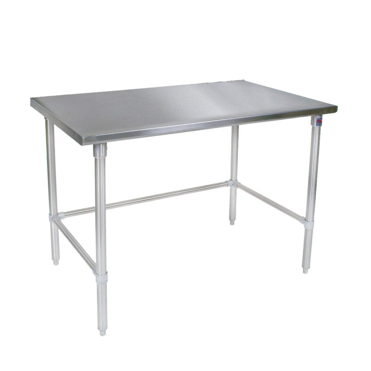 John Boos 48" W x 30" D Work Table with Stainless Steel Top - JBST63048GBK