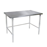 John Boos 48" W x 30" D Work Table with Stainless Steel Top - JBST63048GBK