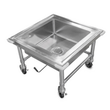 John Boos PB-SS-208 Mobile 27" Soak Sink - JBPBSS208