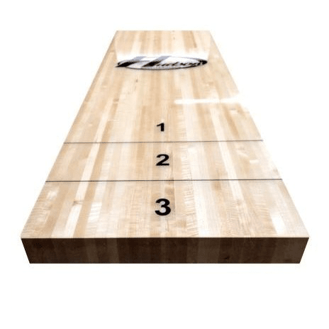 Hudson Shuffleboards Maple Shuffleboard Butcher Block Plank - Maple-Hud