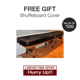 Hudson Brushed Stainless Steel Shuffleboard Table 9'-22' - HUD
