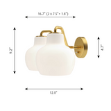 Louis Poulsen VL Ring Crown Wall Lamp - POU-5743917565