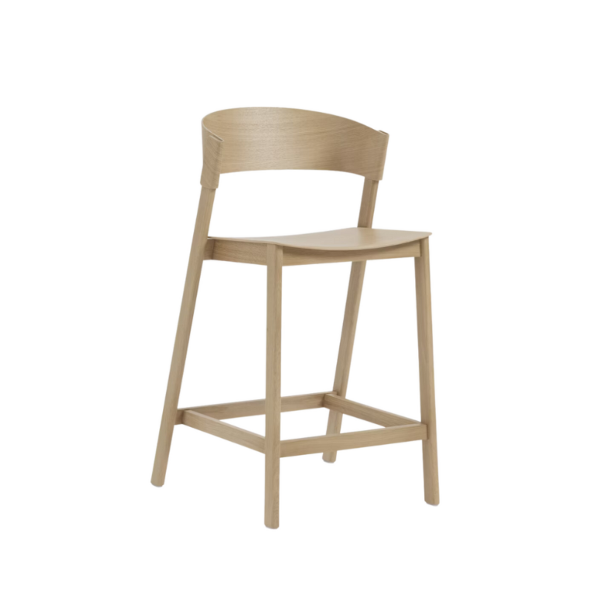 Muuto Cover Counter Stool - KNO-MUU-MCVRSTCW-OAK