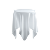 Essey Illusion Side Table - Ice White