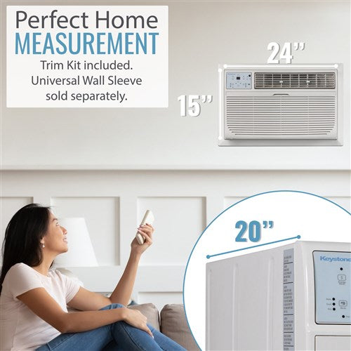 Keystone - 14, 000 BTU Through The Wall Heat/Cool, R32 | - KSTAT14-2HD