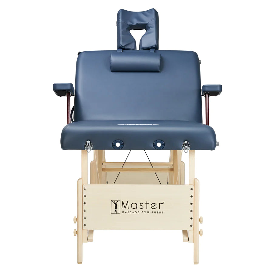 Master Massage 31" CORONADO Portable Massage Table Royal Blue - 29227
