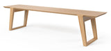 Kalon Studios Isometric Bench - White Oak - 113-O-S