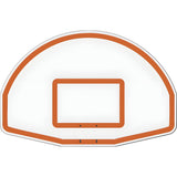 Jaypro Gooseneck Basketball System (5-9/16" Pole with 6' Offset) 54"W x 36"H Aluminum Fan Backboard