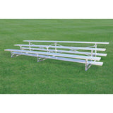 Jaypro Bleacher - 15' 3 Row - Single Foot Plank - Standard, Outdoor - BLCH-3