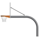 Jaypro Gooseneck Basketball System (5-9/16" Pole with 6' Offset) 72"W x 42"H Steel Backboard