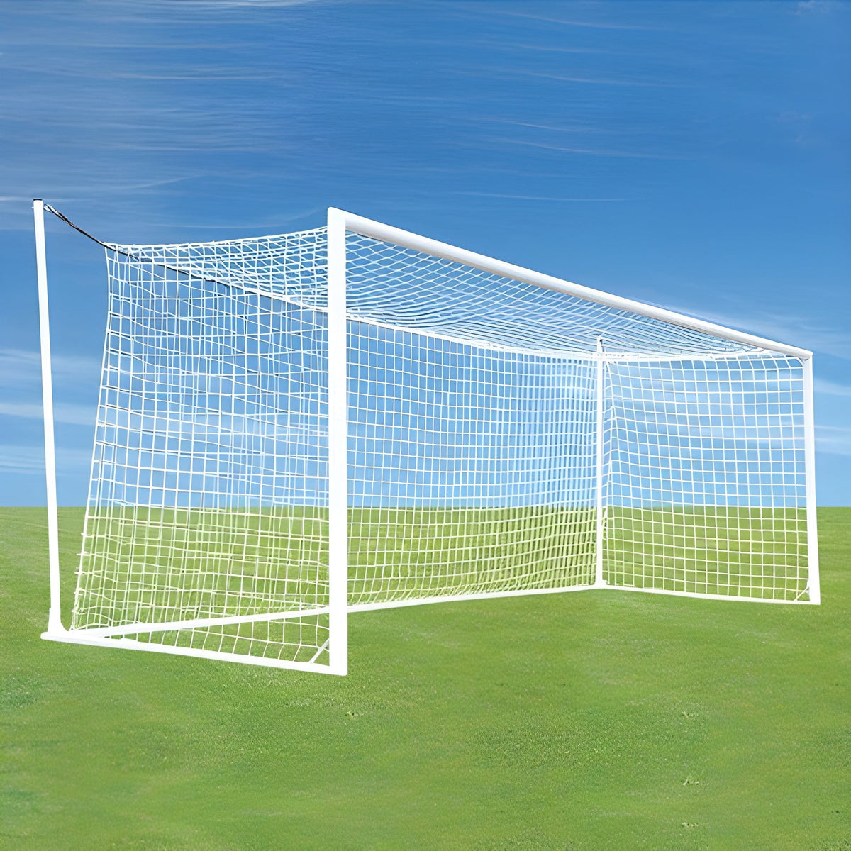 Jaypro Nova Club Round Soccer Goals (4-1/2'H x 9'W x 2'B x 5'D) RCG-9S