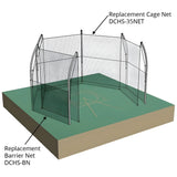 Jaypro Replacement Discus Cage Barrier Net (1-7/8 in. Sq. #42 Nylon Net) (63 ft.L x 7 ft.H) DCHS-BN