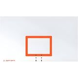 Jaypro Titan Basketball System (6"x 6" Pole with 6' Offset) 72" Glass Backboard (Surface Mount)