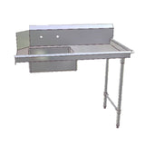 John Boos  Soiled Straight 36" W x 30" D Dishtable, Pre-Rinse Sink - JDTS-20-36R