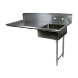 John Boos  Soiled Straight 60"W 30"D Dishtable, Pre-Rinse Sink - JDTS-20-60UCR