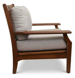 Jensen Outdoor Opal Cushioned Lounge Chair with Cast Silver Cushions - 12037847