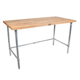 John Boos JNB16A Wood Top Work Table - JBJNB16A