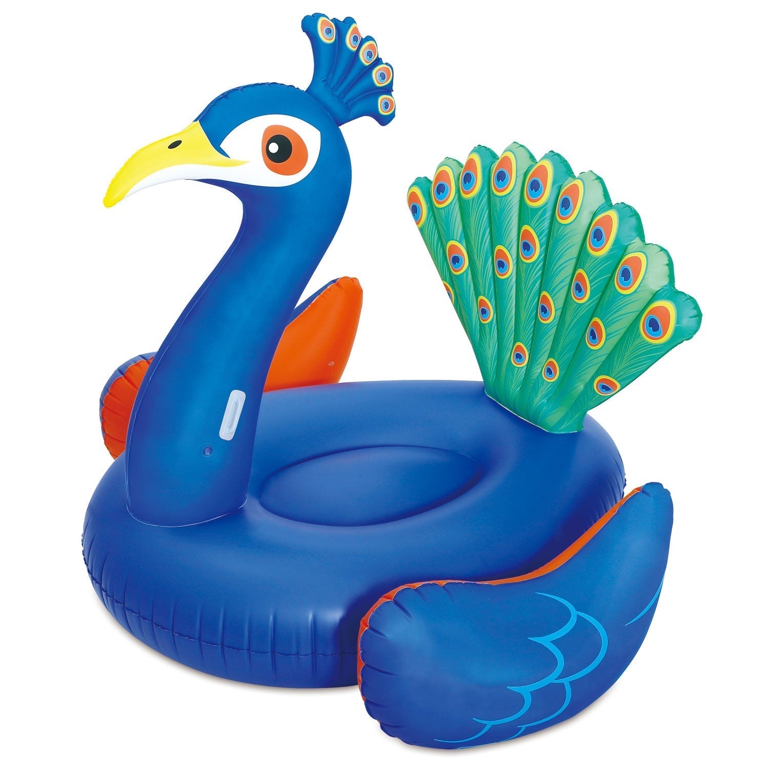 Summer Waves 24 Foot Elite Framed Wicker Basket Pool w/ Jumbo Pool Float Set - 143188