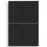 Killerspin MyT 415 Max Jet Black Indoor Ping Pong Table - 303-29
