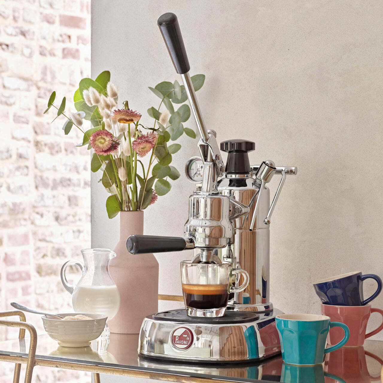 La Pavoni Professional Espresso and Cappuccino Machine PC-16