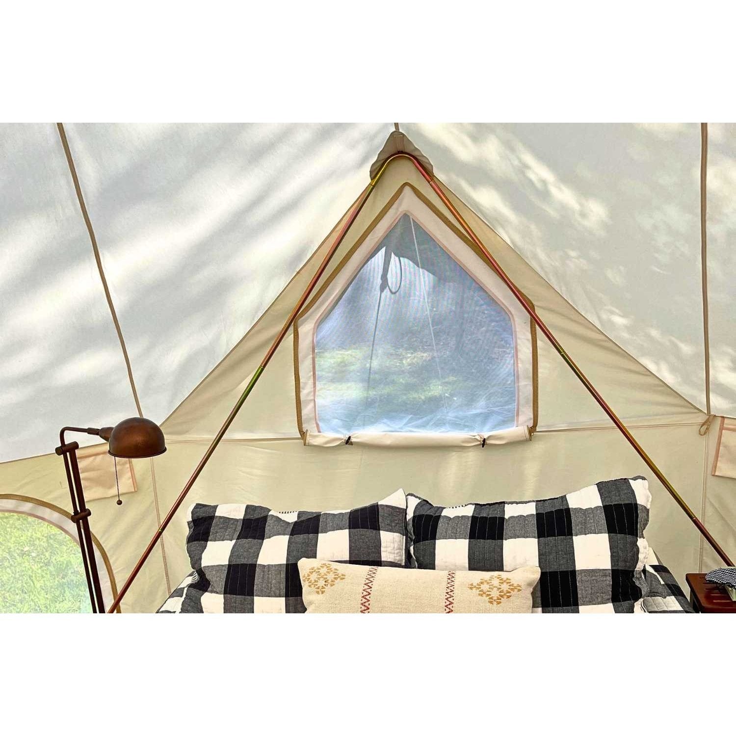 19' (6M) Zephyr™ Tent Cabin | Canvas Bell Tent - Backyard Provider