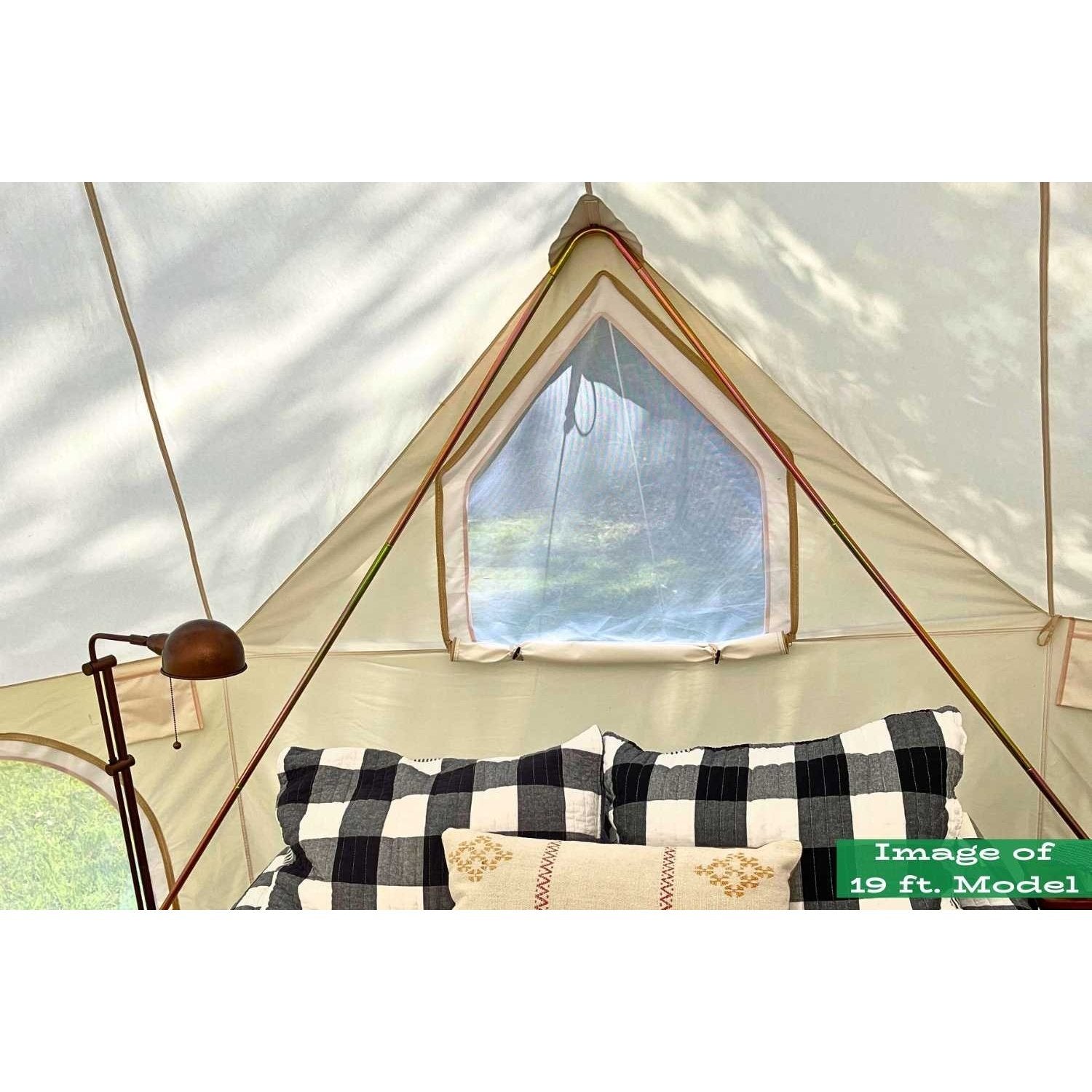 16' (5M) Zephyr™ Tent Cabin | Canvas Bell Tent - Backyard Provider