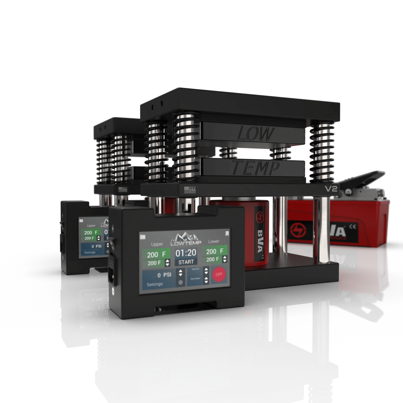 Lowtemp Industries V2 Medusa System Rosin Press - 2 Press