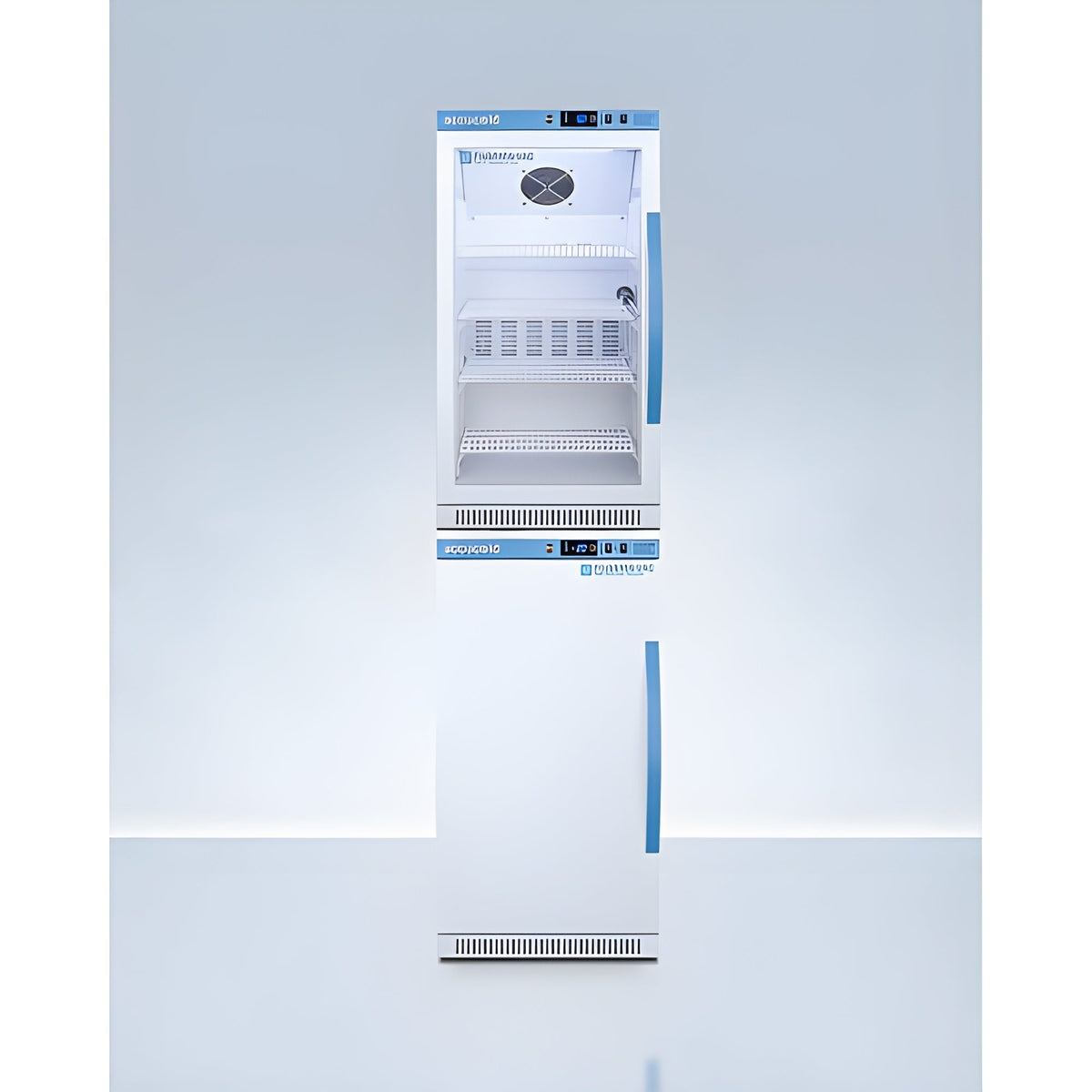 Accucold Summit 20" Wide Performance Series All-Refrigerator/All-Freezer Combination - ARG31PVBIADA-AFZ2PVBIADASTACKLHD