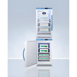 Accucold Summit 20" Wide Performance Series All-Refrigerator/All-Freezer Combination - ARG31PVBIADA-AFZ2PVBIADASTACKLHD