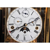 Kieninger Fidelo Mantel Clock, Calendar, Moonphase, Walnut Burl - MM 1246-82-02