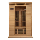 Maxxus 2-Person Near Zero EMF Under 2MG FAR Infrared Sauna Canadian Hemlock