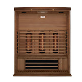 Maxxus 3-Person Full Spectrum Near Zero EMF Under 2MG Infrared Sauna Red Cedar