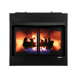 Buck Stove Model ZCBBXL Vent Free Builder Series Gas Firebox with Oak Logs
