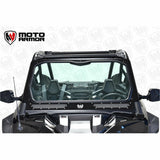 Moto Armor Polaris RZR Pro XP / Turbo R Dual Vented Glass Windshield - MA-RZPRO-WS-2V-GLS-BLK-C