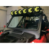 Moto Armor  Polaris RZR (2019+) Glass Windshield for CageWRX Baja Spec Cage - MA-CWBJ19-WS-GLS-BLK-C-N