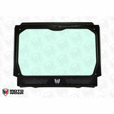 Moto Armor Polaris RZR Pro XP / Turbo R Dual Vented Glass Windshield - MA-RZPRO-WS-2V-GLS-BLK-C