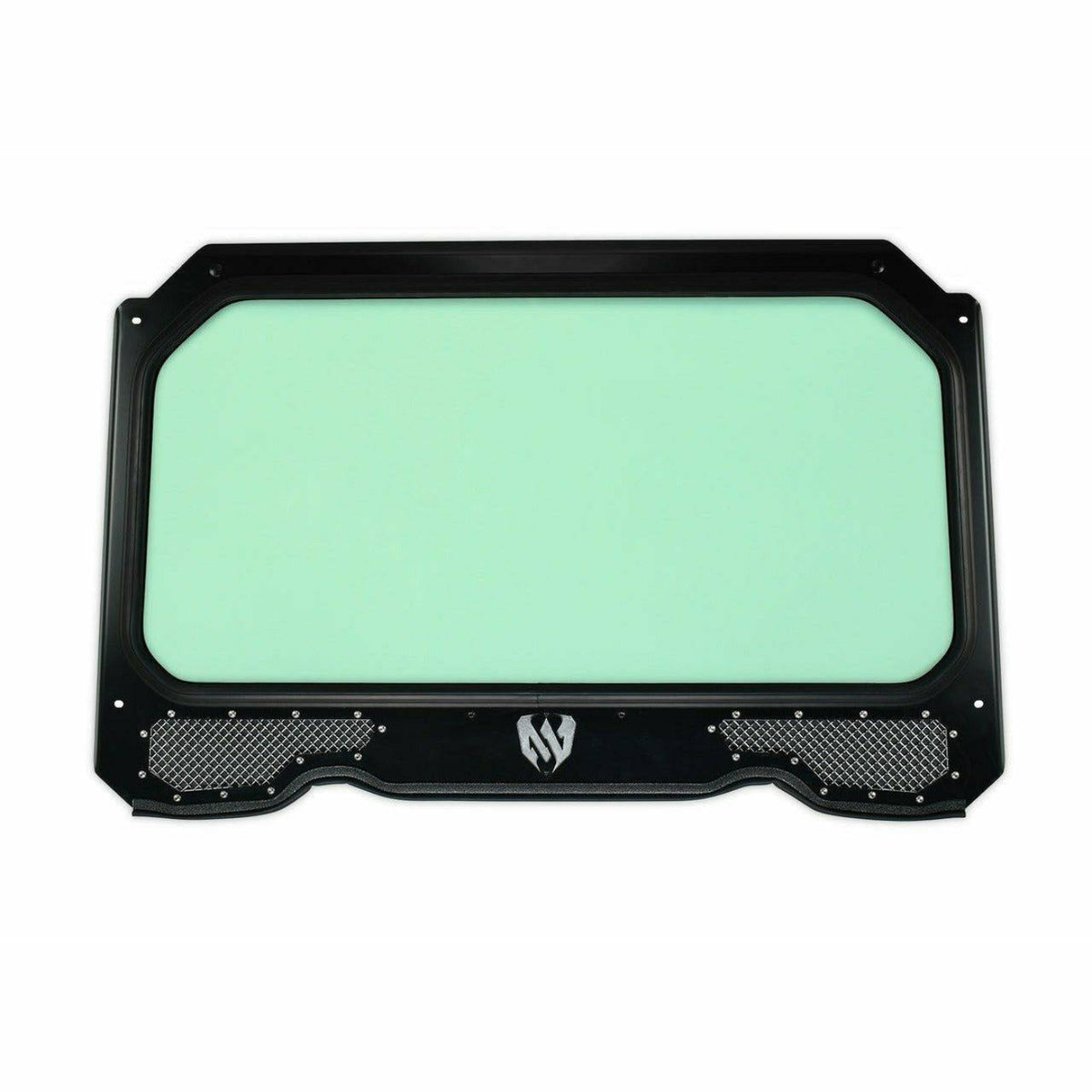 Moto Armor Polaris RZR Vented Glass Windshield - MA-RZ1K-WS-GLS-BLK-C-Y