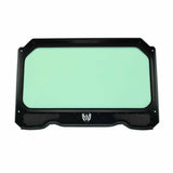 Moto Armor Polaris RZR Vented Glass Windshield - MA-RZ1K-WS-GLS-BLK-C-Y