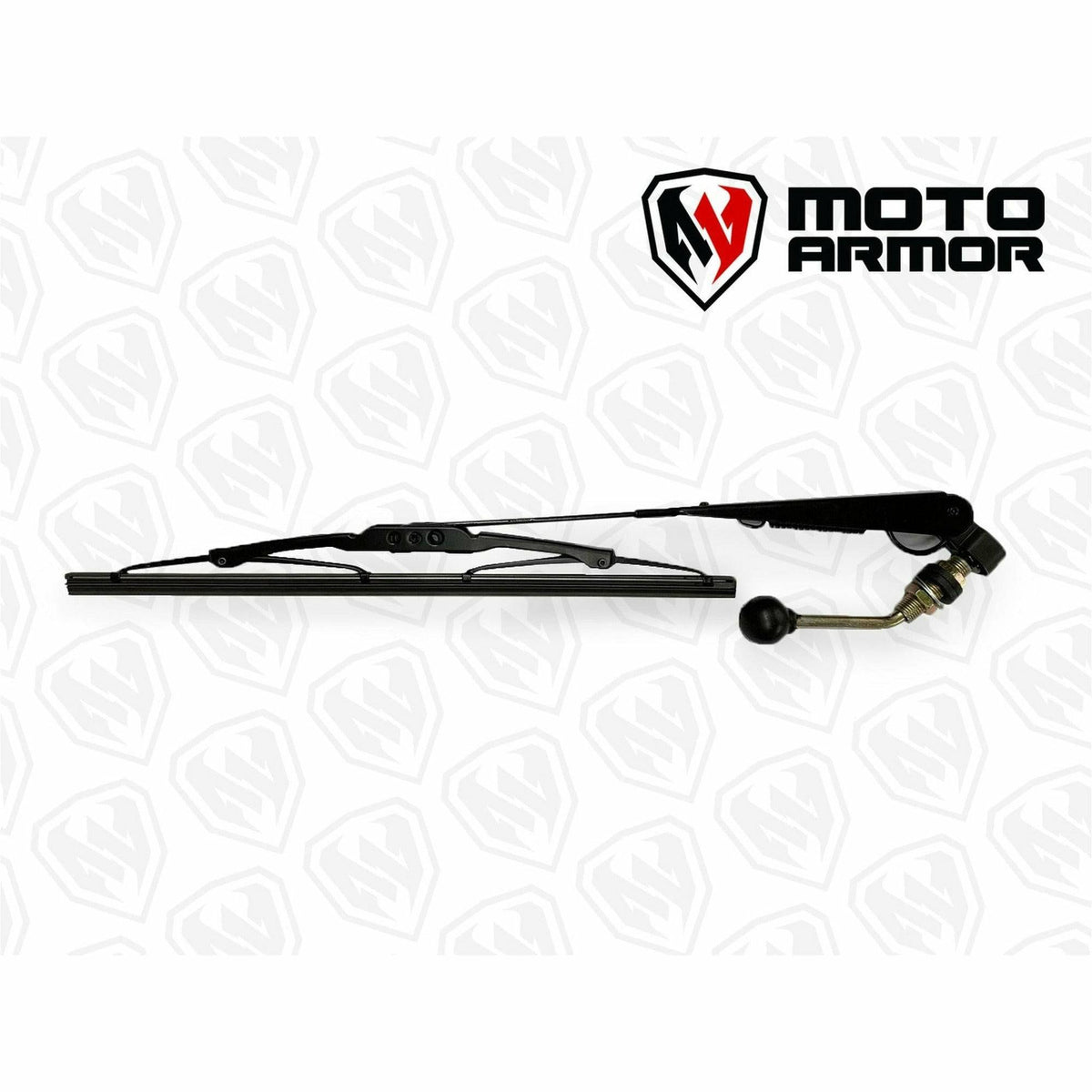 Moto Armor Honda Talon Vented Glass Windshield - MA-TLN-WS-GLS-BLK-C-Y