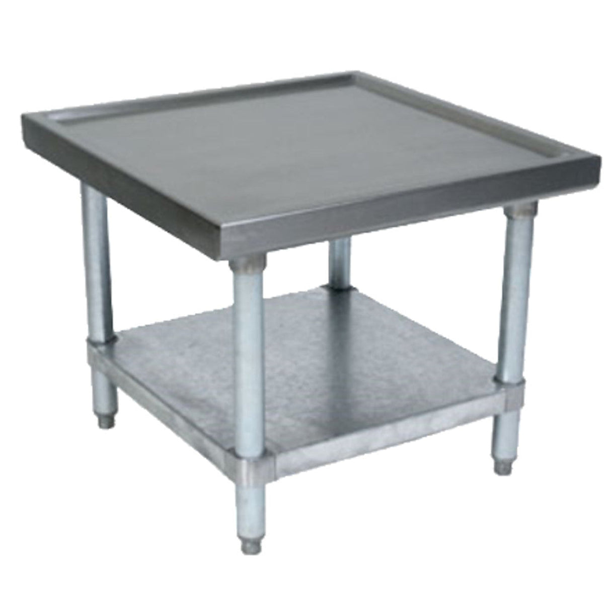 John Boos Heavy-Duty 30" W x 24" D Machine Equipment Stand Stainless Steel Shelf -  MS4-2430SSK