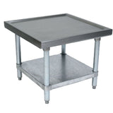John Boos Heavy-Duty 30" W x 24" D Machine Equipment Stand Stainless Steel Shelf -  MS4-2430SSK
