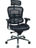 EuroTech Ergohuman Leather Mesh High Back Executive - EUR-LEM4ERG